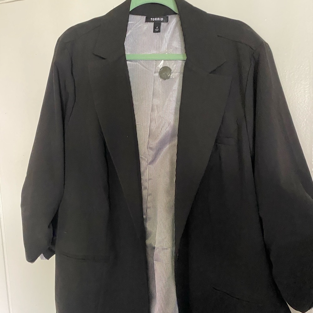 Torrid black blazer